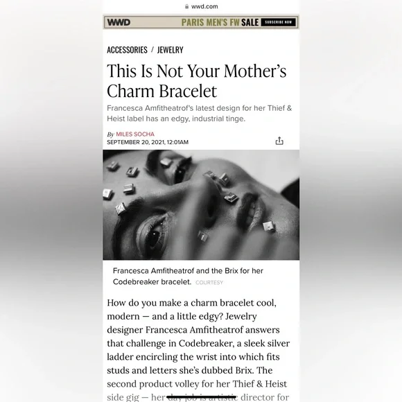 Thief And Heist 18k gold bracelet - Picture 8 of 10